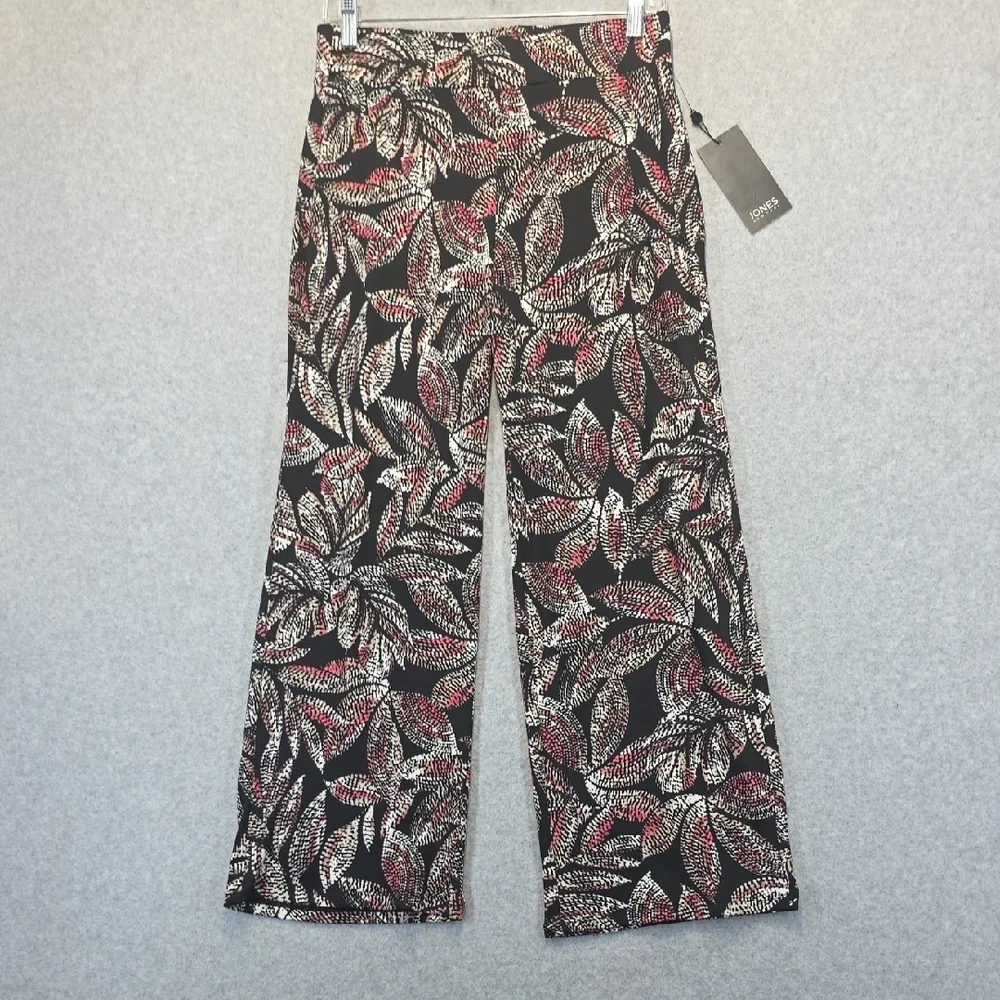 Jones New York Abstract Print Wide Leg Pants Size XS NWT